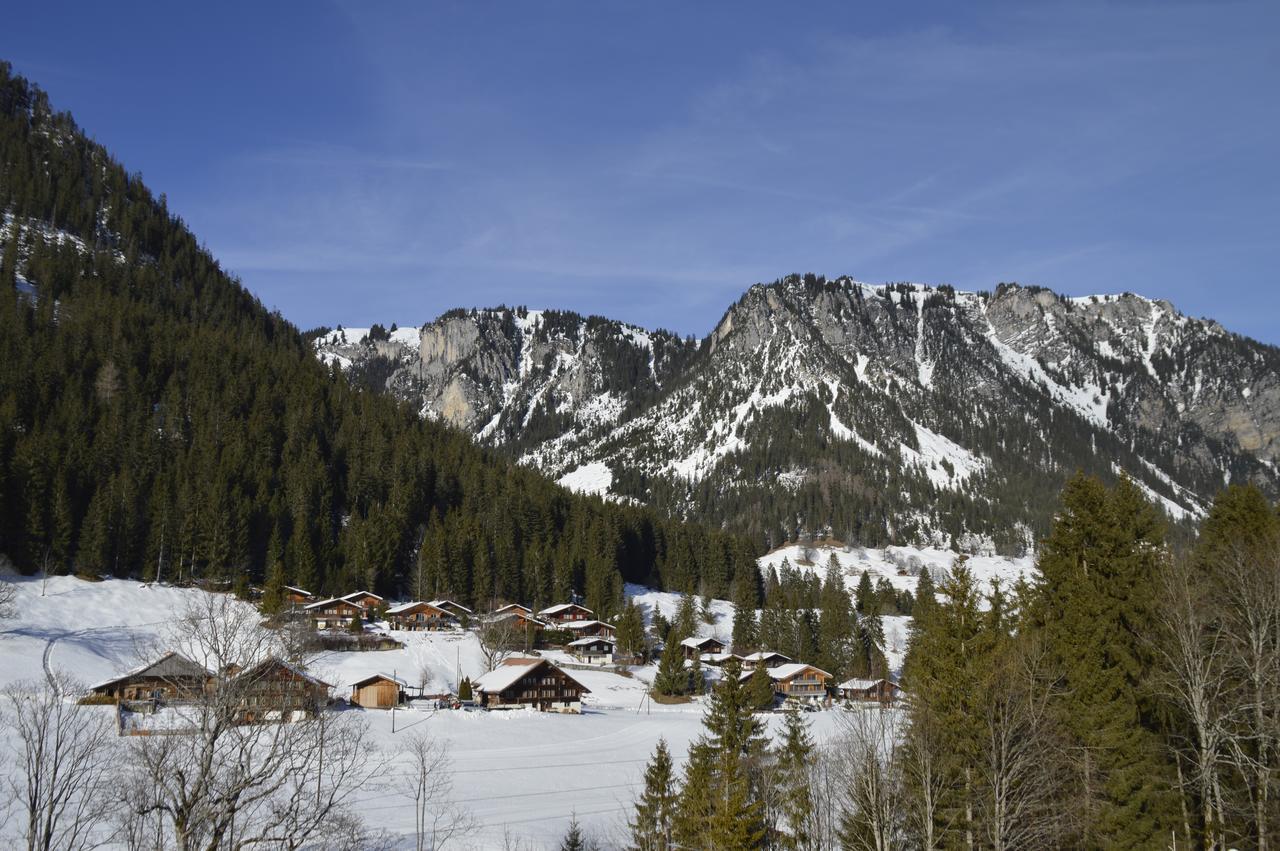 Hotel Restaurant Spillgerten Diemtigtal Schwenden Bagian luar foto